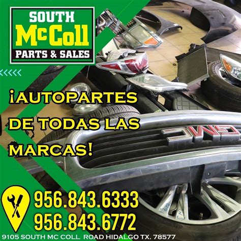 mccoll auto parts|SOUTH MCCOLL USED AUTO PARTS